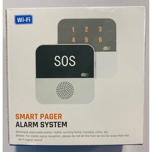 Smart Pager‎ Alarm System WiFi SOS Panic Button for Seniors Home